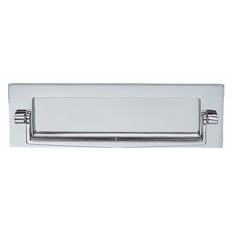 Carlisle Brass Door Furniture Polished Chrome / Postal Knockers / 256 x 80mm Carlisle Brass - Postal Knocker 256 x 80mm - Polished Chrome