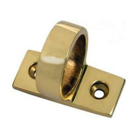 Carlisle Brass Window Furniture Polished Brass / Sash Ring Carlisle Brass - Ring Sash Lift Horizontal fit - Polished Brass