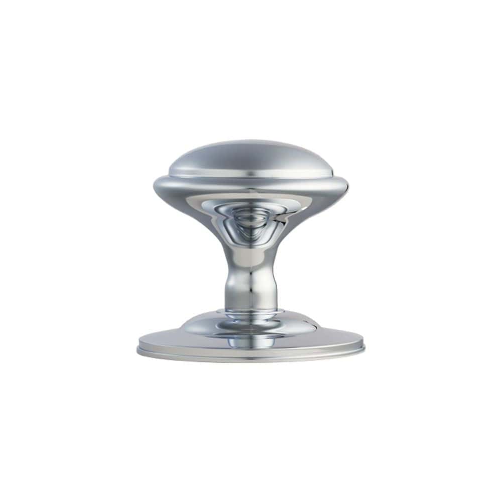 Carlisle Brass Door Furniture Polished Chrome / Round Centre Door Knob Carlisle Brass - Round Centre Door Knob - Polished Chrome