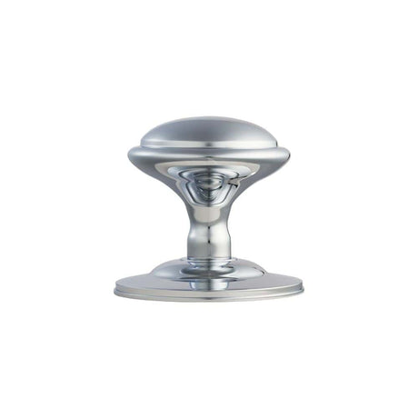 Carlisle Brass Door Furniture Polished Chrome / Round Centre Door Knob Carlisle Brass - Round Centre Door Knob - Polished Chrome