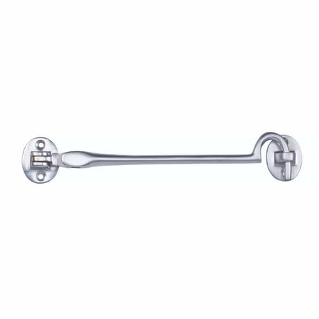 Carlisle Brass Accessories Satin Chrome / Cabin Hooks / 8" / 200mm Carlisle Brass - Silent Pattern Cabin Hook 196mm - Satin Chrome