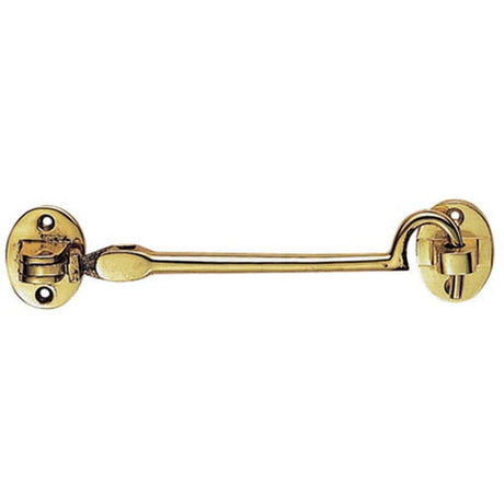 Carlisle Brass Accessories Polished Brass / Cabin Hooks / 12" / 300mm Carlisle Brass - Silent Pattern Cabin Hook 300mm - Polished Brass