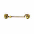 Carlisle Brass Accessories Polished Brass / Cabin Hooks / 4" / 100mm Carlisle Brass - Silent Pattern Cabin Hook 97mm - Polished Brass