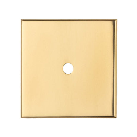 Carlisle Brass Cabinet Hardware Polished Brass / Cabinet Knob on Backplate Carlisle Brass - Square Cupboard knob Backplate