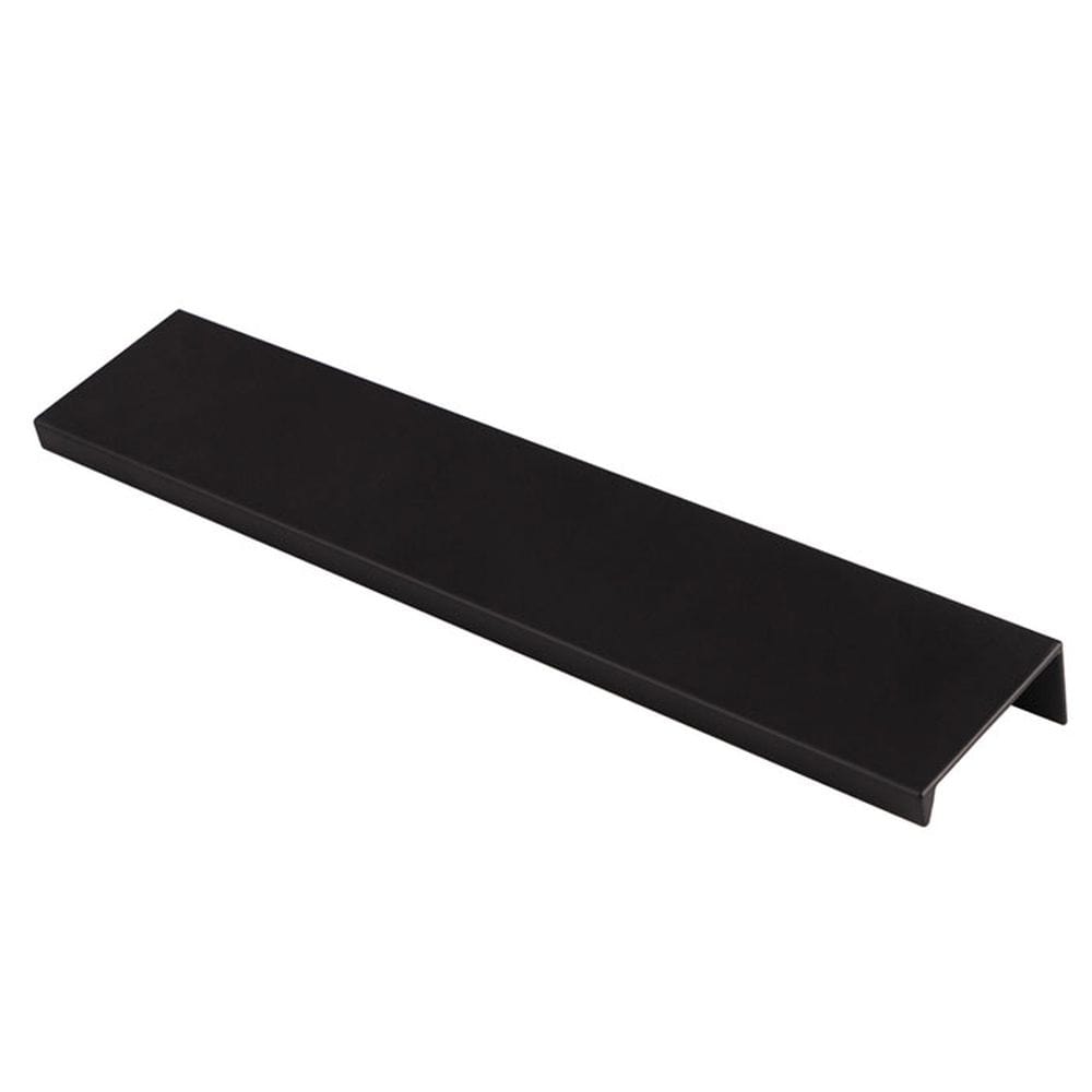 Carlisle Brass Cabinet Hardware Matt Black / Edge Pull / 200mm Carlisle Brass - Squared Edge Pull 200mm - Matt Black