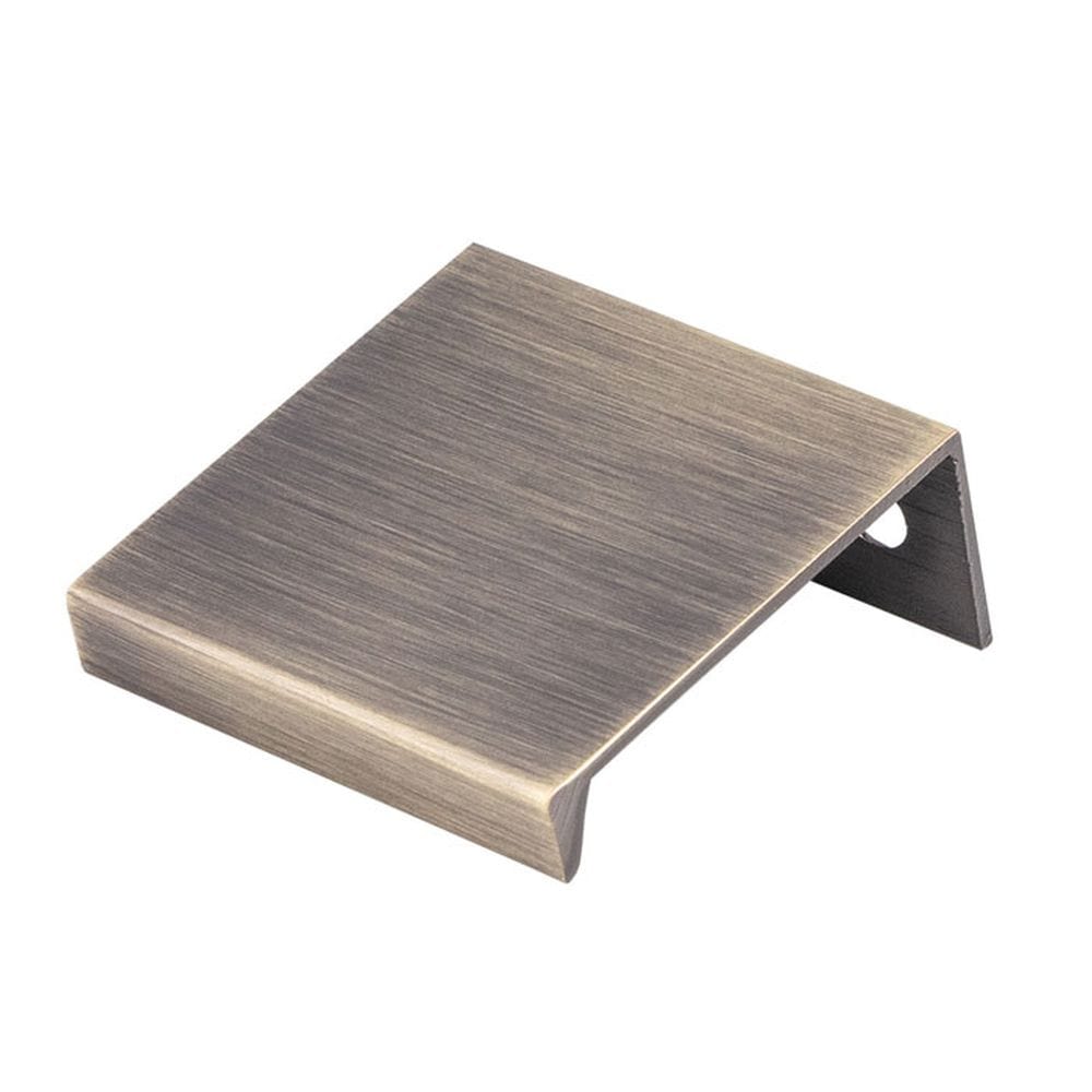 Carlisle Brass Cabinet Hardware Antique Brass / Edge Pull / 40mm Carlisle Brass - Squared Edge Pull 40mm - Antique Brass