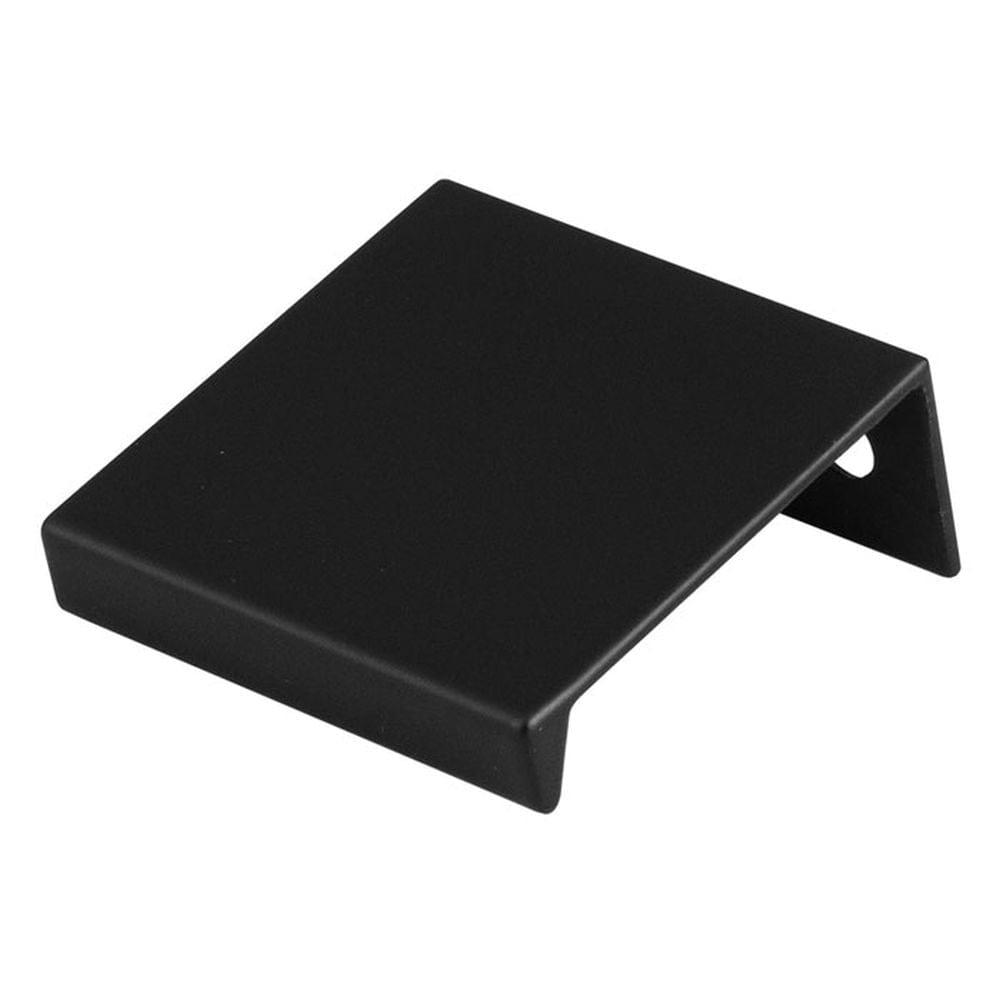 Carlisle Brass Cabinet Hardware Matt Black / Edge Pull / 40mm Carlisle Brass - Squared Edge Pull 40mm - Matt Black
