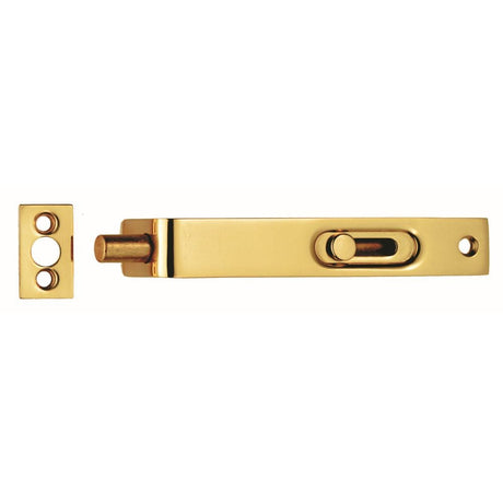 Carlisle Brass Accessories Polished Brass / Flush Bolts Carlisle Brass - Sunk Slide Flush Bolt - Polished Brass