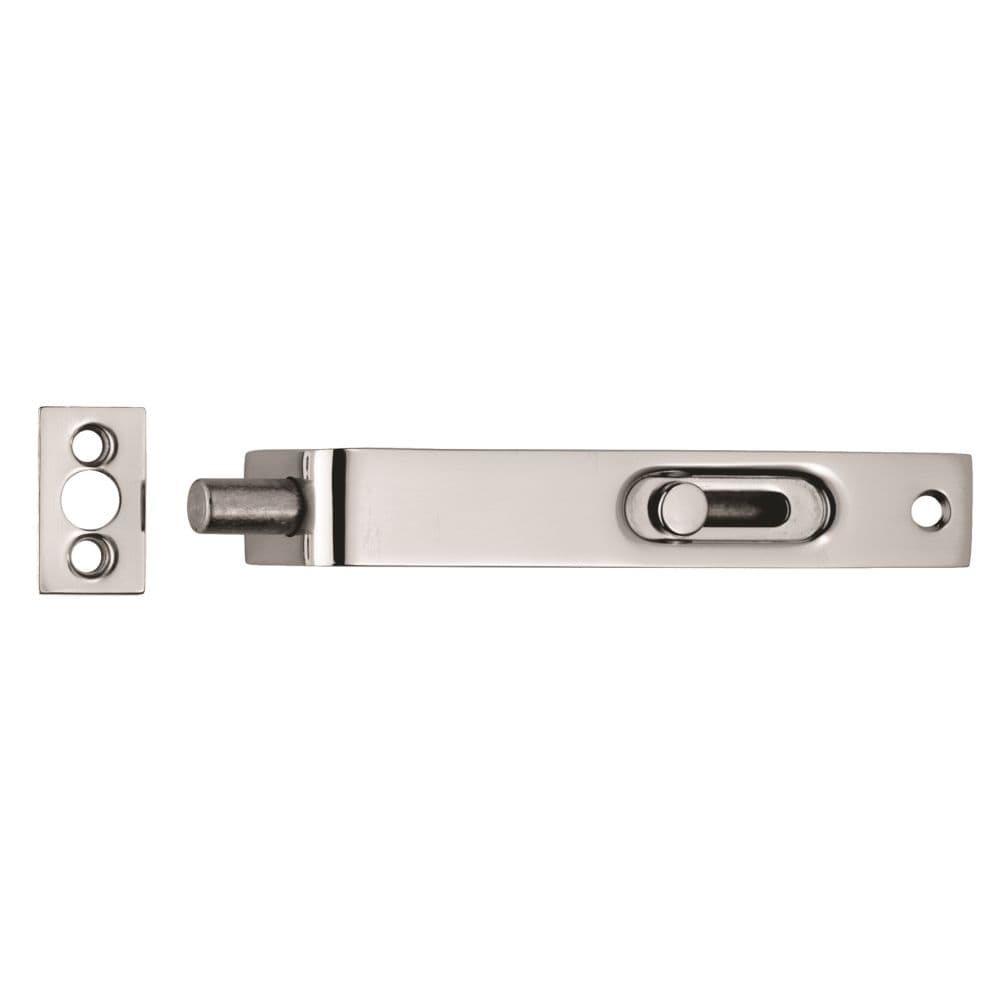 Carlisle Brass Accessories Polished Chrome / Flush Bolts Carlisle Brass - Sunk Slide Flush Bolt - Polished Chrome