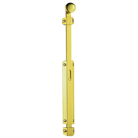 Carlisle Brass Accessories Polished Brass / Straight Surface Bolts / 350mm Carlisle Brass - Surface Bolt - extended 355mm - Polished Brass