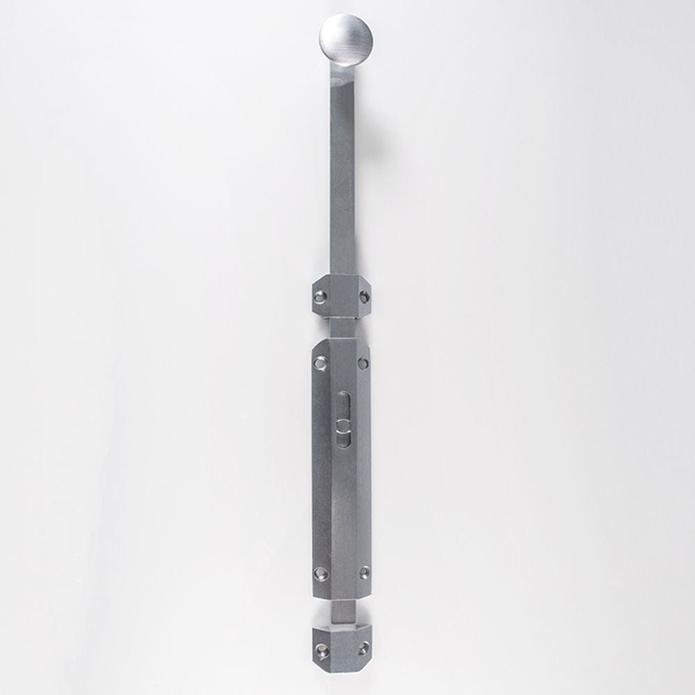 Carlisle Brass Accessories Satin Chrome / Straight Surface Bolts / 350mm Carlisle Brass - Surface Bolt - extended 355mm - Satin Chrome