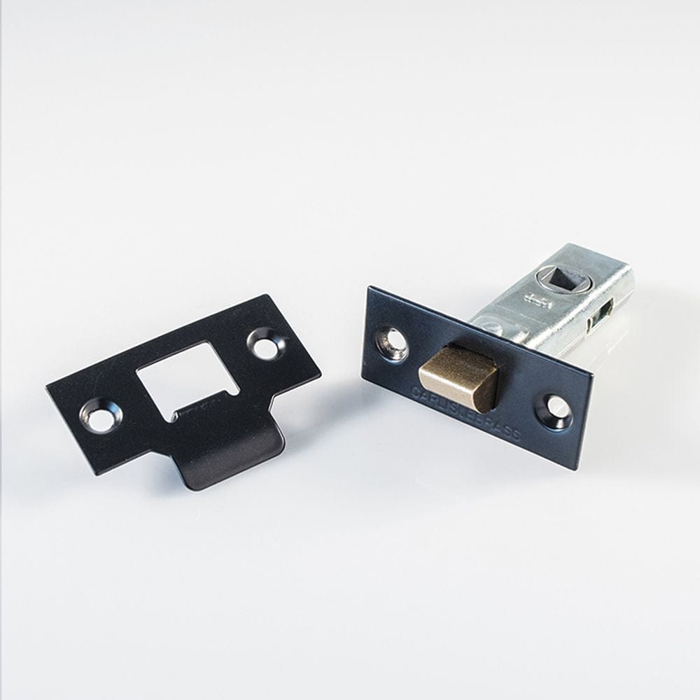 Carlisle Brass Locks & Latches Powder Coat Black / Tubular Mortice Latch / 2.5" Carlisle Brass - Tubular Latch 64mm - Powder Coat Black