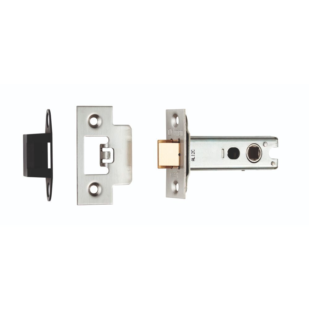 Carlisle Brass Locks & Latches Satin Stainless Steel / Tubular Mortice Latch / 3" Carlisle Brass - Tubular Latch Heavy Sprung 76mm - Stainless Steel