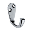Carlisle Brass Accessories Polished Chrome / Single Coat Hooks Carlisle Brass - Victorian Robe Hook - Polished Chrome