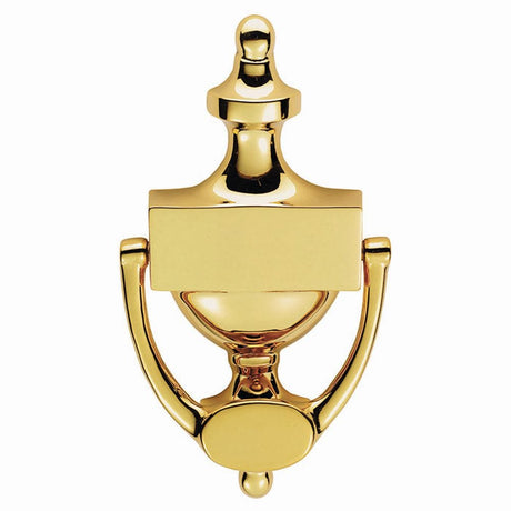 Carlisle Brass Door Furniture Polished Brass / Urn Door Knocker Carlisle Brass - Victorian Urn Door Knocker 196mm - Polished Brass