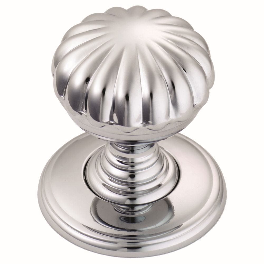Delamain Cabinet Hardware Polished Chrome / Cabinet Knobs / 32mm Dia. Delamain - Flower Knob 32mm - Polished Chrome