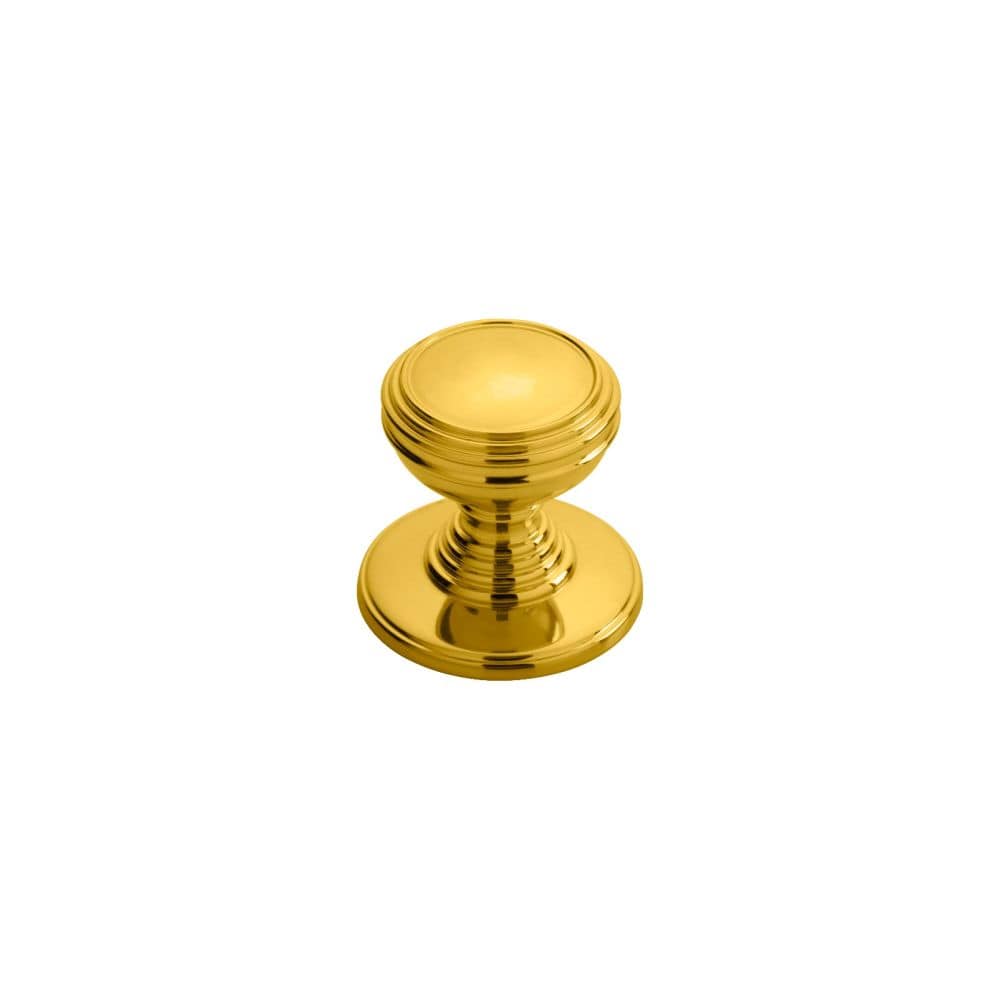 Delamain Cabinet Hardware Polished Brass / Cabinet Knobs / 30mm Dia. Delamain - Plain Knob 30mm - Polished Brass