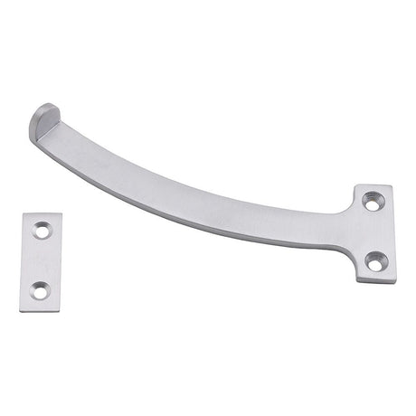 This is an image of a Carlisle Brass - Quadrant Arm Stay (Pair) - Satin Chrome that is availble to order from Trade Door Handles in Kendal.