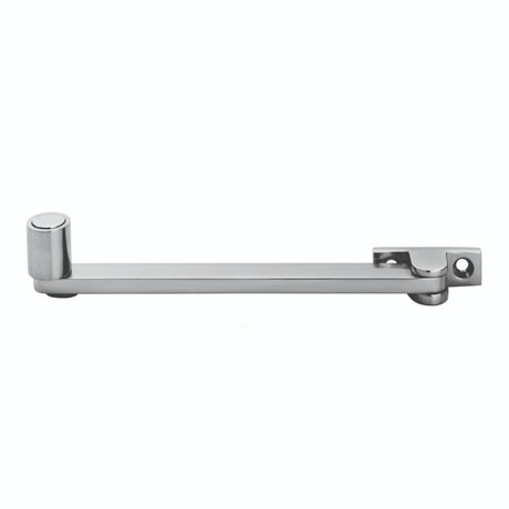 This is an image of a Carlisle Brass - Roller Arm Stay - Polished Chrome that is availble to order from Trade Door Handles in Kendal.