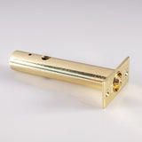 This is an image of a Eurospec - Security Door Bolt Long - Electro Brassed that is availble to order from Trade Door Handles in Kendal.