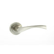 Eco Door Furniture Satin Nickel/Polished Nickel / Round Rose Eco Aqua Aluminium Lever on Round Rose - Satin Nickel/Polished Nickel