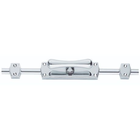This is an image of a Carlisle Brass - Espagnolette Bolt Tee Knob Set - Polished Chrome that is availble to order from Trade Door Handles in Kendal.