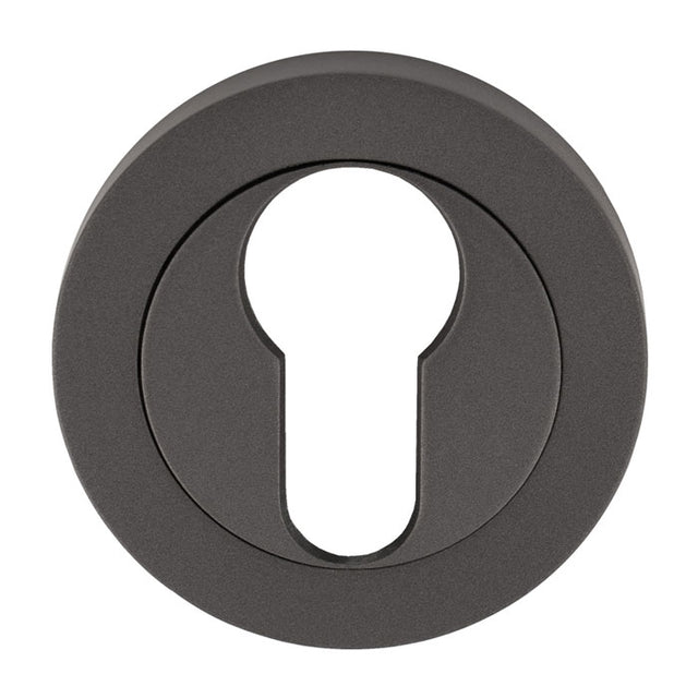 This is an image of a Carlisle Brass - Carlisle Brass Euro Escutcheon - Anthracite eul001ant that is availble to order from Trade Door Handles in Kendal.