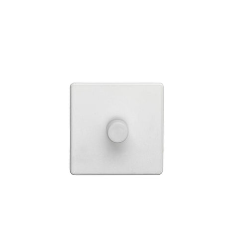 EuroLite Electrical Matt White / 1 Gang Dimmer / (With White Trim) Eurolite Concealed 3mm 1 Gang Dimmer - White (With White Trim)