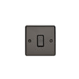 EuroLite Electrical Black Nickel / 20Amp Switch / (With Black Trim) Eurolite Enhance Decorative 20Amp Switch - Black Nickel (With Black Trim)