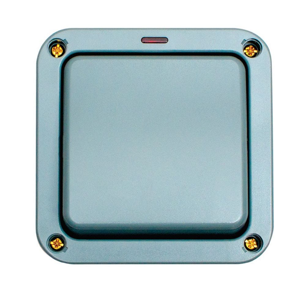 EuroLite Electrical Grey / 1 Gang Switch Eurolite Euroseal 1 Gang Switch - Grey