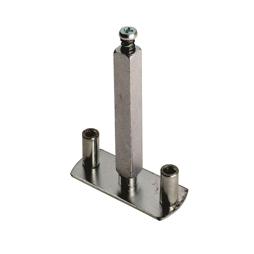 Eurospec Locks & Latches N/A Eurospec - 1/2 Set Fixing Plate for bolt through furniture