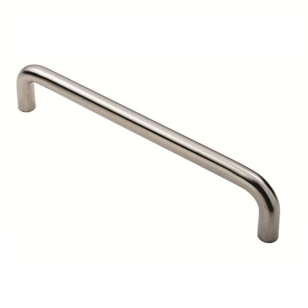 Eurospec Door Furniture Satin Stainless Steel / Pull Handles (Bolt Through) Eurospec - 19mm D Pull Handle, 450mm Centres - Satin Stainless Steel