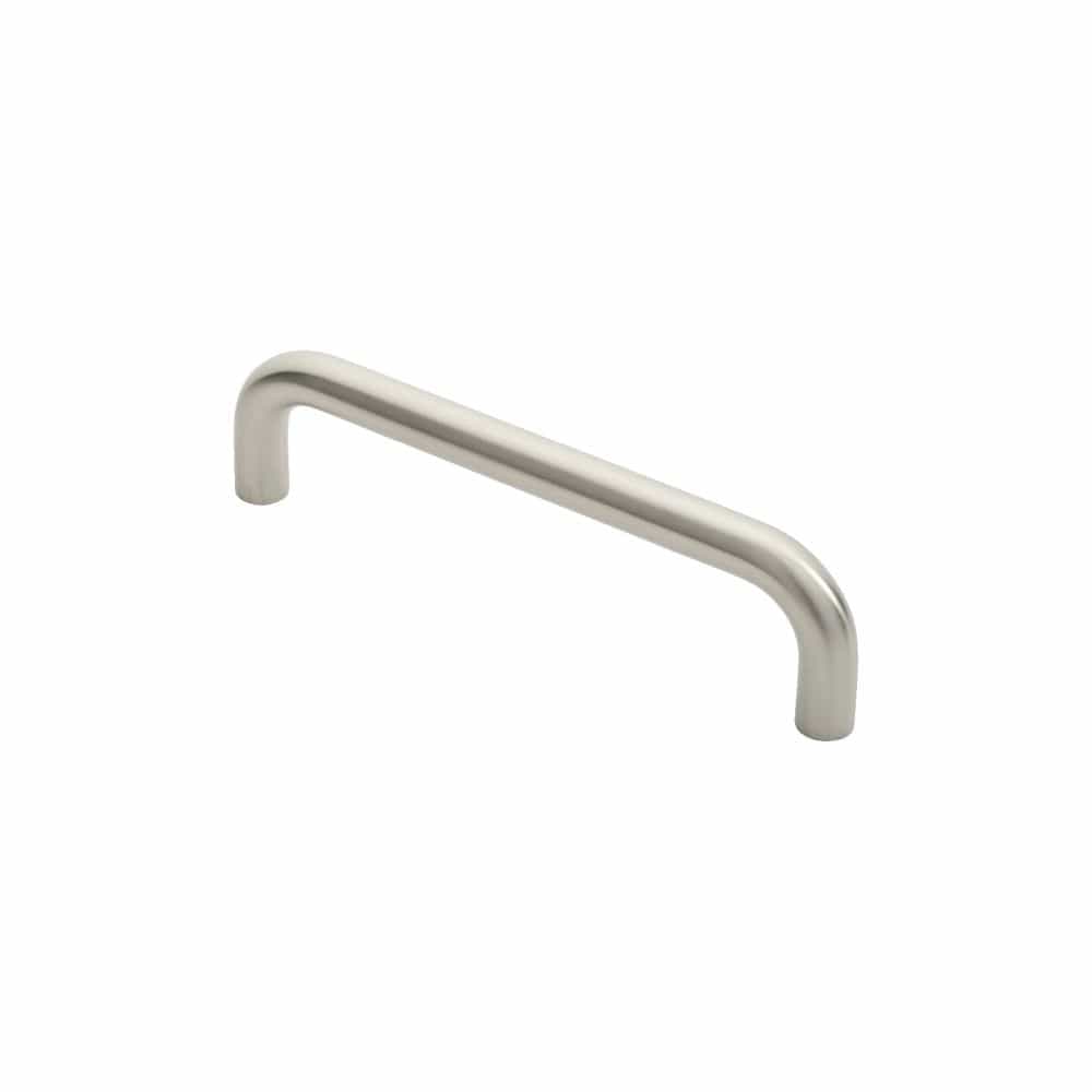Eurospec Door Furniture Satin Stainless Steel / Pull Handles (Bolt Through) Eurospec - 19mm D Pull Handles 225mm Centres - Satin Stainless Steel