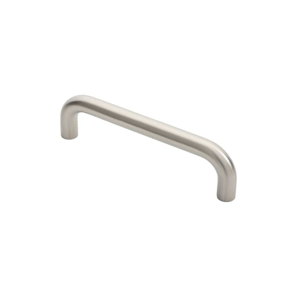Eurospec Door Furniture Satin Stainless Steel Eurospec - 22mm D Pull Handles 225mm Centres - Satin Stainless Steel