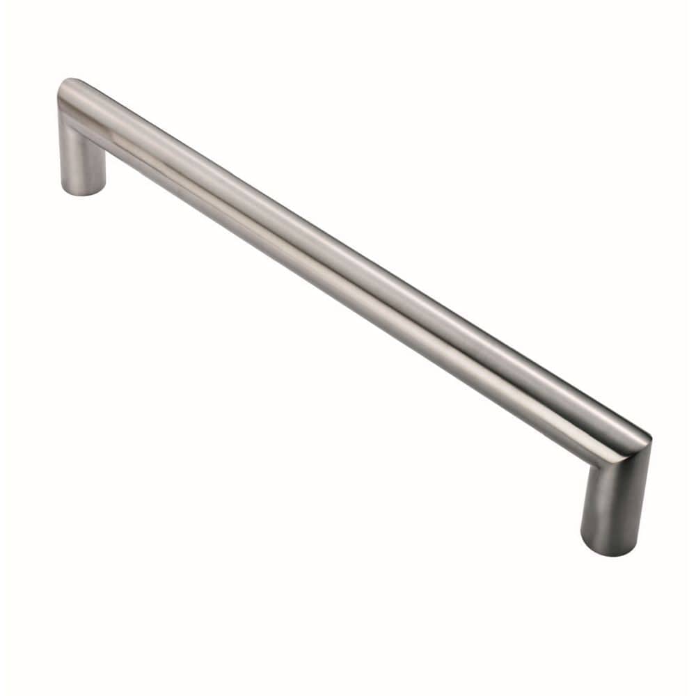 Eurospec Door Furniture Satin Stainless Steel / Pull Handles (Bolt Through) Eurospec - 30mm Mitred Pull Handle 450mm Centres - Satin Stainless Steel