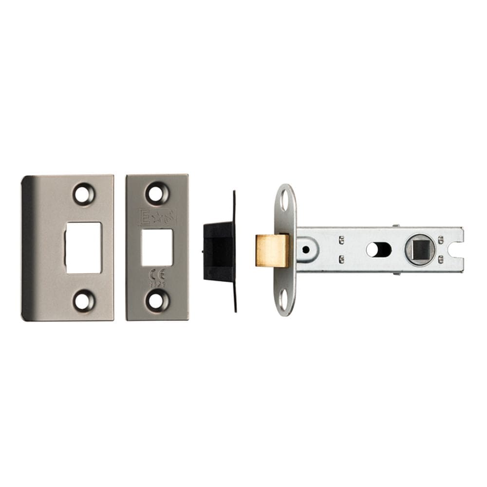 Eurospec Locks & Latches Matt Bronze / Tubular Mortice Latch / 3" Eurospec - 76Mm Ce B/T Tubular Mortice Latch Square - Matt Bronze