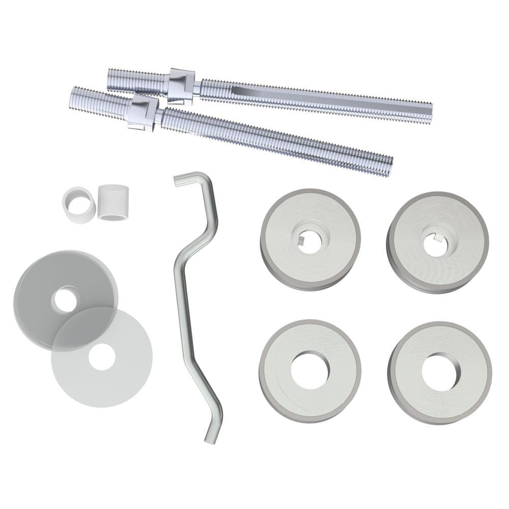 Eurospec Door Furniture Satin Stainless Steel Eurospec - Back To Back Fixing Pack - Satin Stainless Steel