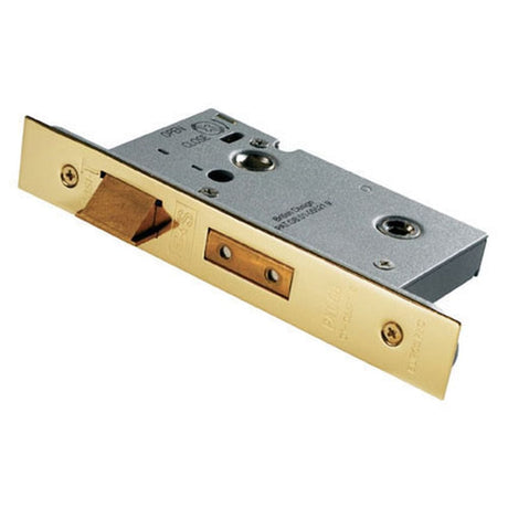 Eurospec Locks & Latches Stainless Brass / Bathroom Lock / 3" / 76mm Eurospec - Bathroom Lock 76mm - Stainless Brass