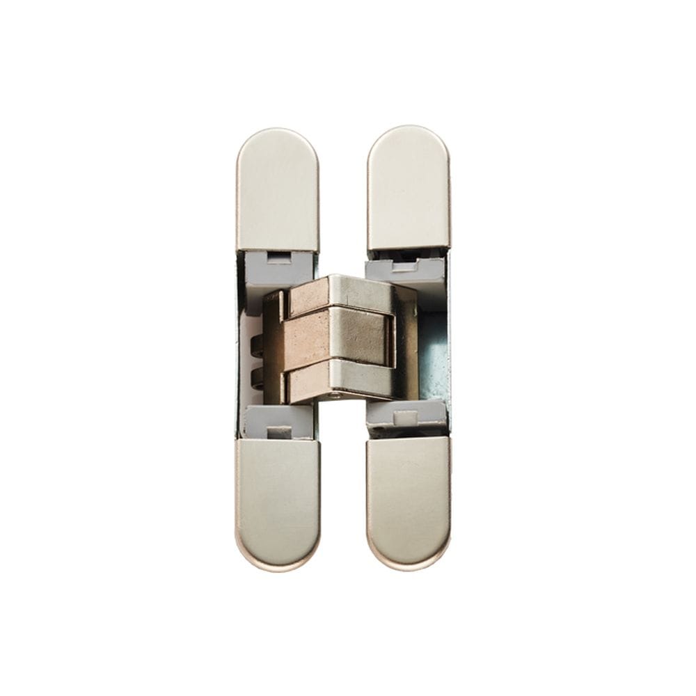 Eurospec Hinges Polished Nickel / Concealed Hinges / 3" (76mm) Eurospec - Ceam 3d Concealed Hinge 929 76mm- Polished Nickel