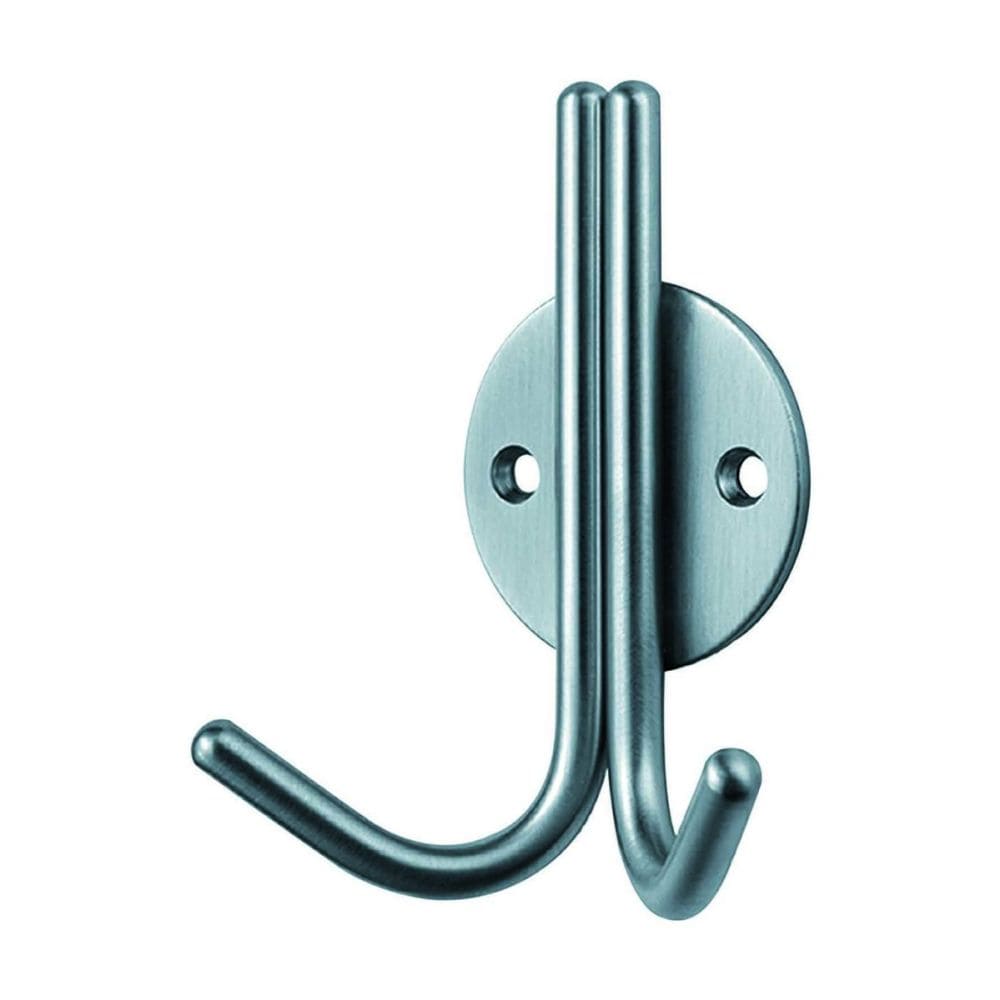 Eurospec Accessories Satin Stainless Steel / Single Coat Hooks Eurospec - Coat Hook - Satin Stainless Steel