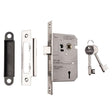 Eurospec Locks & Latches Nickel Plated / 3 Lever Sashlocks / 2.5" / 65mm Eurospec - Contract 3 Lever Sashlock 64mm - Nickel Plate