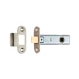 Eurospec Locks & Latches Nickel Plated / Tubular Mortice Latch Eurospec - Contract Standard Tubular Latch Radius - Nickel Plate