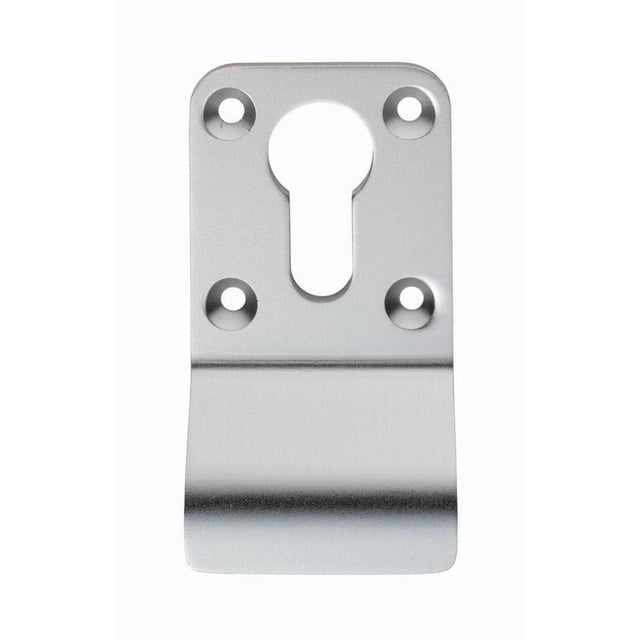 Eurospec Door Furniture Satin Anodised Aluminium / Euro Profile Cylinder Pull Eurospec - Cylinder Pull Euro profile - Satin Anodised Aluminium