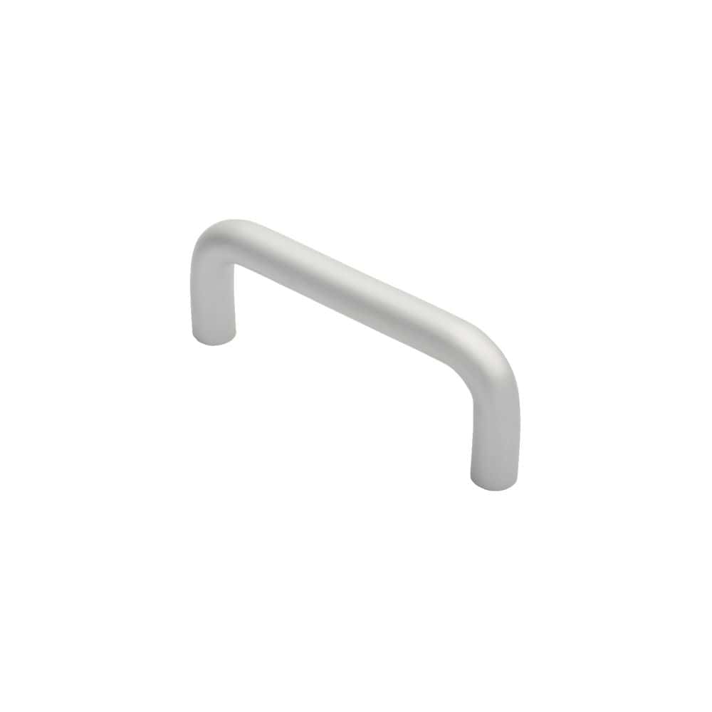 Eurospec Door Furniture Satin Anodised Aluminium / Pull Handles (Bolt Through) Eurospec - D Pull Handle - Satin Anodised Aluminium