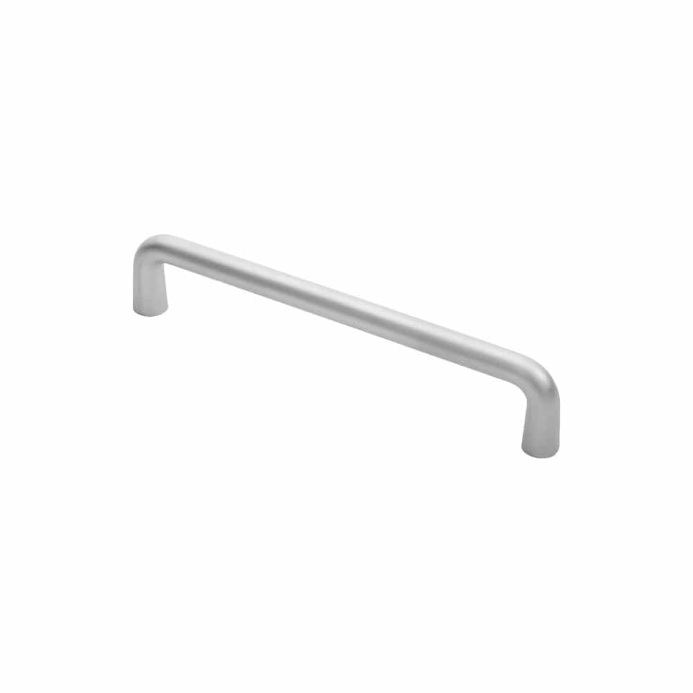 Eurospec Door Furniture Satin Anodised Aluminium / Pull Handles (Bolt Through) Eurospec - D Pull Handle - Satin Anodised Aluminium