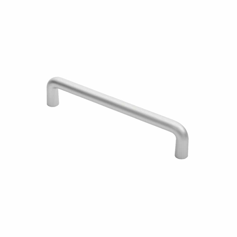 Eurospec Door Furniture Satin Anodised Aluminium / Pull Handles (Bolt Through) Eurospec - D Pull Handle - Satin Anodised Aluminium