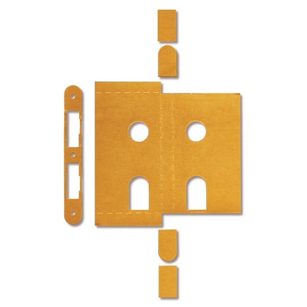 Eurospec Locks & Latches N/A / DIN Euro Deadlock Eurospec - Din Dead Strike Plate Kit For Din Locks S/A Fd30/60 (Fs263)