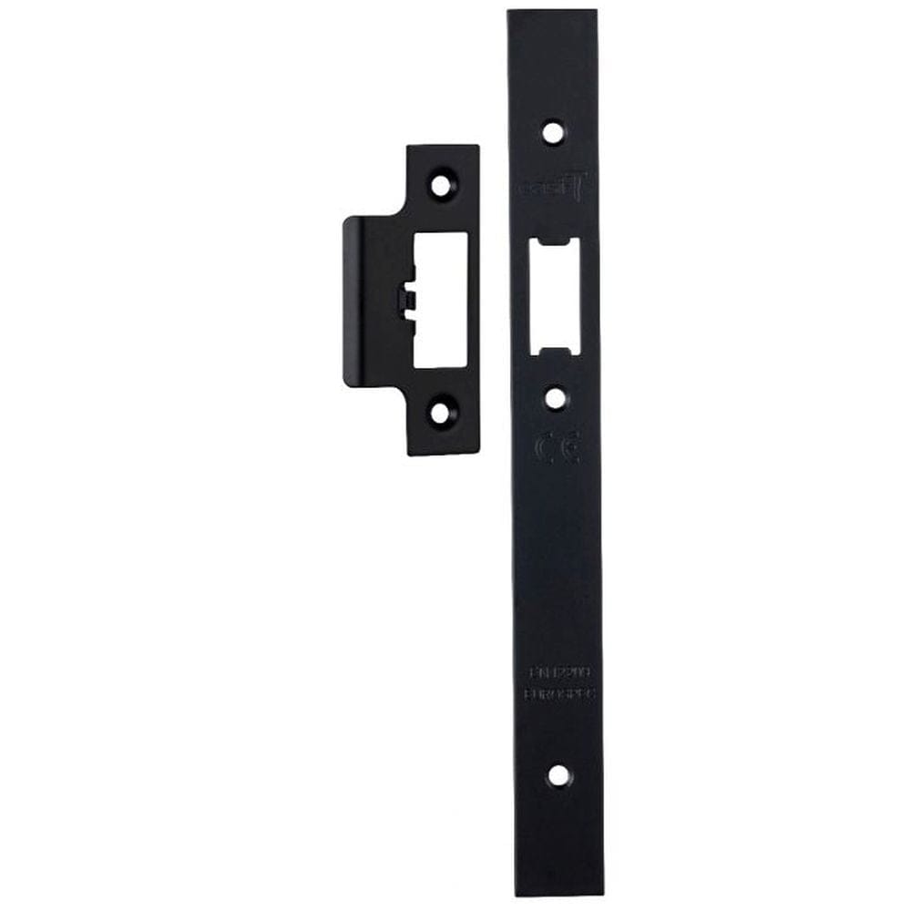 Eurospec Locks & Latches Matt Black / DIN Accessory Pack Eurospec - Din Latch Forend & Strike Pack