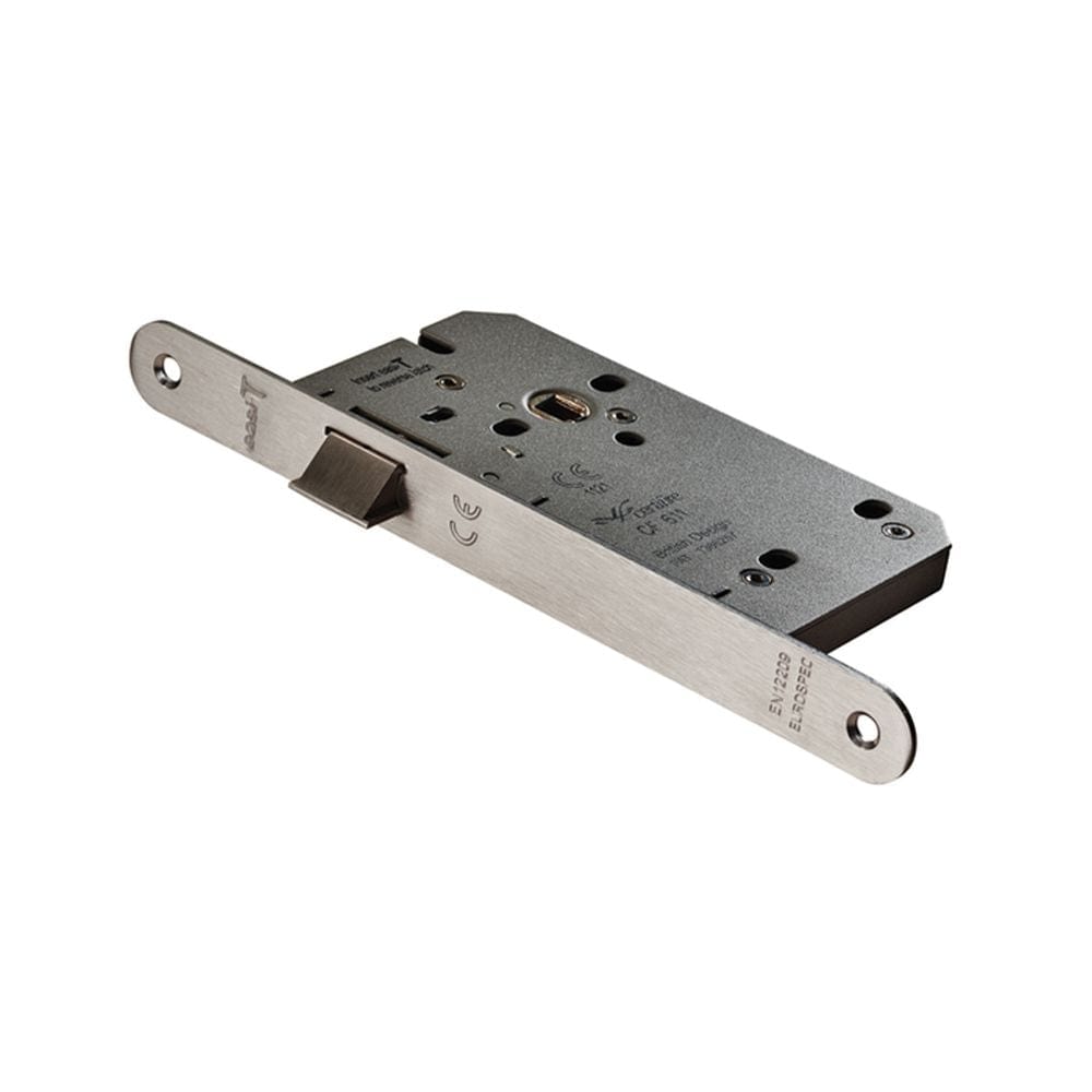 Eurospec Locks & Latches Satin Stainless Steel / DIN Latch Eurospec - Din Latch Radius - Satin Stainless Steel