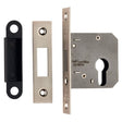 Eurospec Locks & Latches Satin Nickel / Euro Profile Deadlocks / 2.5" / 65mm Eurospec - Easi-T Economy Euro Profile Deadlock 64mm - Satin Nickel
